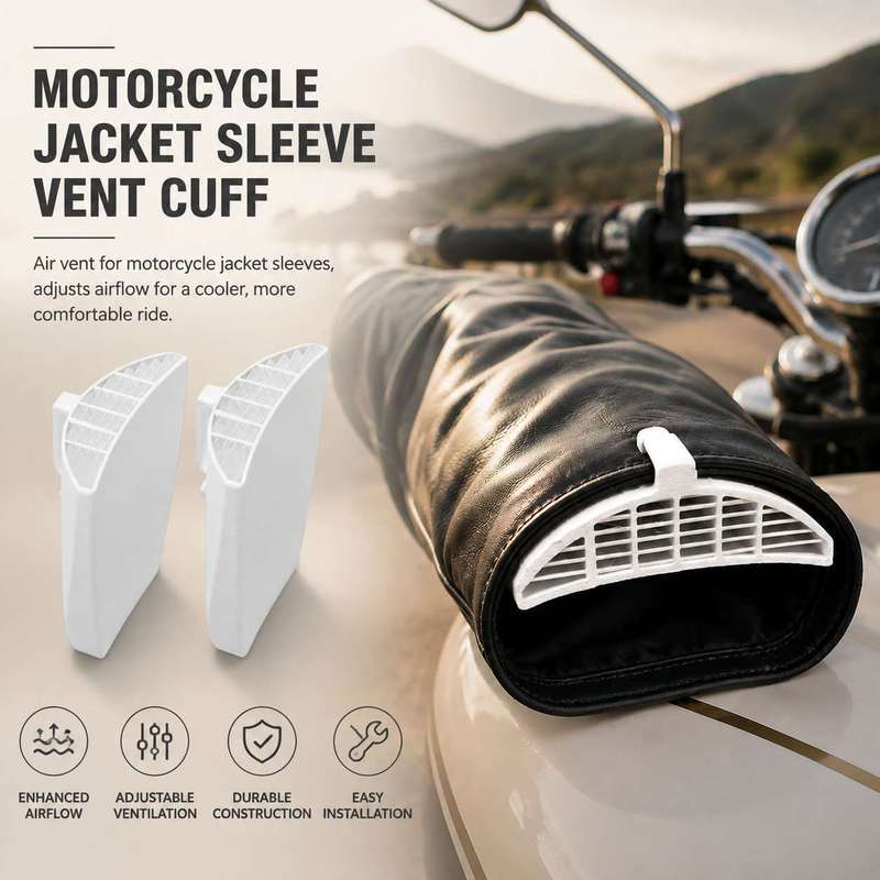 فتحة تهوية لذراع سترة الدراجة  - مراجعة Riding Gear وسعره