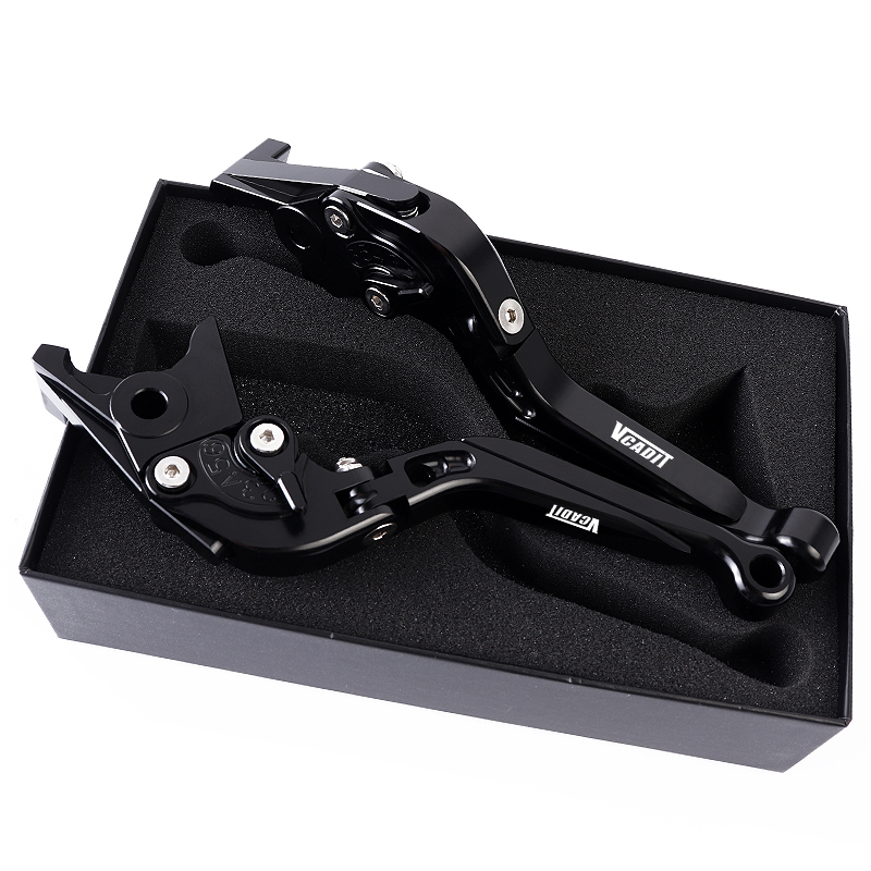 مجموعة ذراع الفرامل والقابض ال - مراجعة Cnc Aluminum Adjustable Brake Clutch Levers وسعره