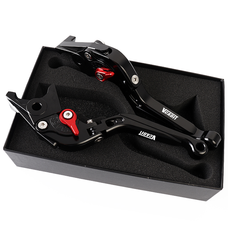 مجموعة ذراع الفرامل والقابض ال - مراجعة Cnc Aluminum Adjustable Brake Clutch Levers وسعره